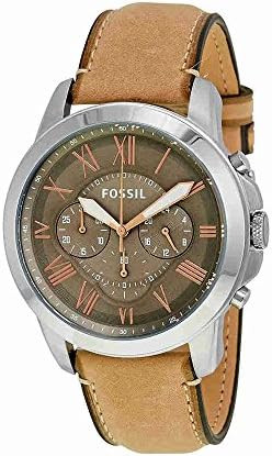 Correa de reloj Fossil FS5209 Cuero Beige 22mm